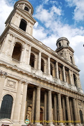 The massive structure of St Sulpice 